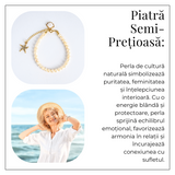 Bratara eleganta cu perle si scoica - Inspirata din adancurile oceanului