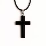 Pachet Mistic de Protectie - Jurnal Vintage "Book of Shadow" cu 7 Pietre Chakre, Colier Obsidian in Forma de Cruce & Bratara Tripla Protectie (Ametist, Hematit, Obsidian)