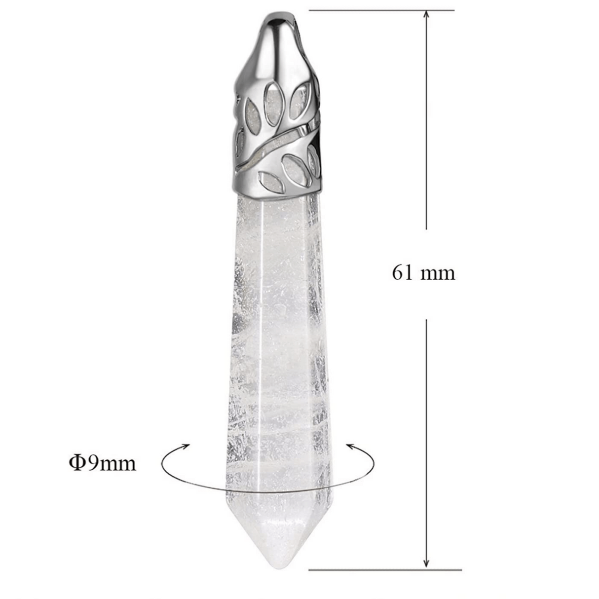 Colier cu pandantiv hexagonal din cristal ametist - O piatra puternica si protectoare, elibereaza stresul si calmeaza emotiile