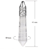 Colier cu pandantiv hexagonal din cristal ametist - O piatra puternica si protectoare, elibereaza stresul si calmeaza emotiile