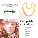 Colier Chihlimbar Galben Baltic Natural - Protectie Energetica si Vindecare - Copie