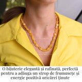 Colier Chihlimbar Galben Baltic Natural - Protectie Energetica si Vindecare - Copie