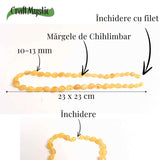 Colier Chihlimbar Galben Baltic Natural - Protectie Energetica si Vindecare - Copie