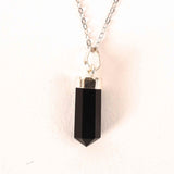 Colier Argint 925 cu Obsidian Natural - Protectie si Claritate Interioara