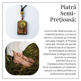 Colier Thangka Nepalez din Lemn de Abanos cu Ganesha - Protectie, Intelepciune si Noi Inceputuri