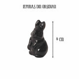 Figurina 4 cm cu forma de iepure sculptata manual din Cuart Roz natural - Cristale si pietre vindecatoare semipretioase cu animale