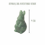 Figurina 4 cm cu forma de iepure sculptata manual din Obsidian natural - Cristale si pietre vindecatoare semipretioase cu animale