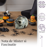 Figurina Craniu din Labradorit Natural, 5 cm - Sprijina Transformarea si Protectia Energetica