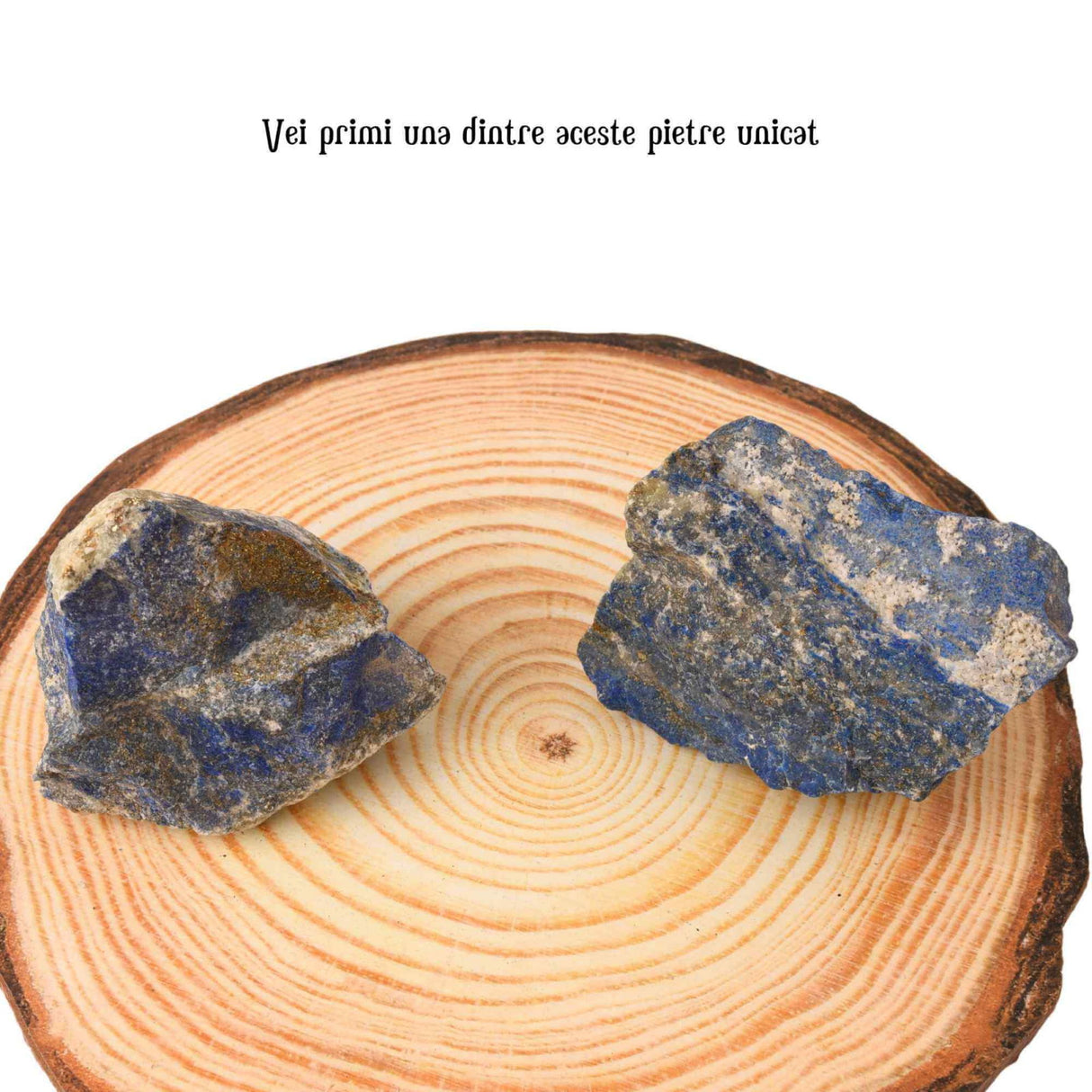 Cristal Natural Brut Lapis Lazuli - Piatra de Vindecare si Auto-Cunoastere, Dimensiuni 5.5-7 cm, Greutate 80-150g
