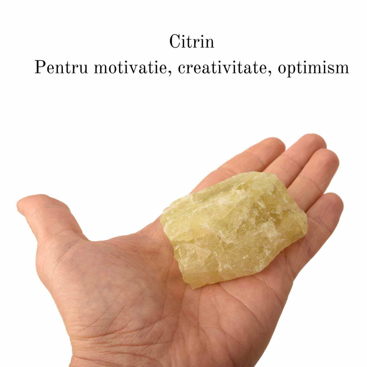 Cristal natural unicat Citrin pietre brute 6-7 cm - Pietre semiprețioase pentru optimism, creativitate, motivatie