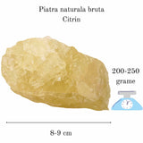 Cristal natural unicat Citrin pietre brute 6-7 cm - Pietre semiprețioase pentru optimism, creativitate, motivatie