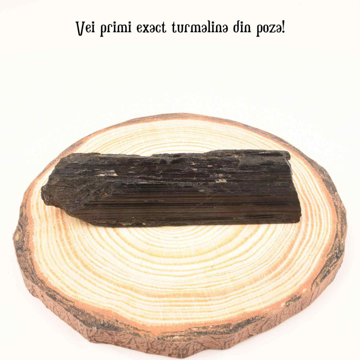 Cristal natural unicat de vindecare Turmalina neagra pietre brute 4-6 cm - Pentru energie pozitiva, protectie