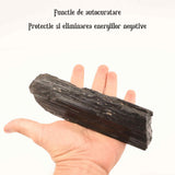 Cristal natural unicat de vindecare Turmalina neagra pietre brute 4-6 cm - Pentru energie pozitiva, protectie