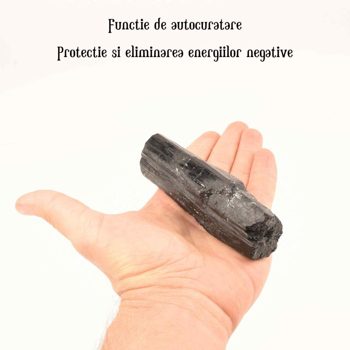Cristal natural unicat de vindecare Turmalina neagra pietre brute 4-6 cm - Pentru energie pozitiva, protectie