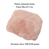 Cristal natural unicat Cuart Roz pietre brute 3-4 cm - Pietre semipretioase de vindecare