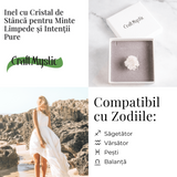 Inelul claritatii - Cristal de stanca pentru minte limpede si intentii pure