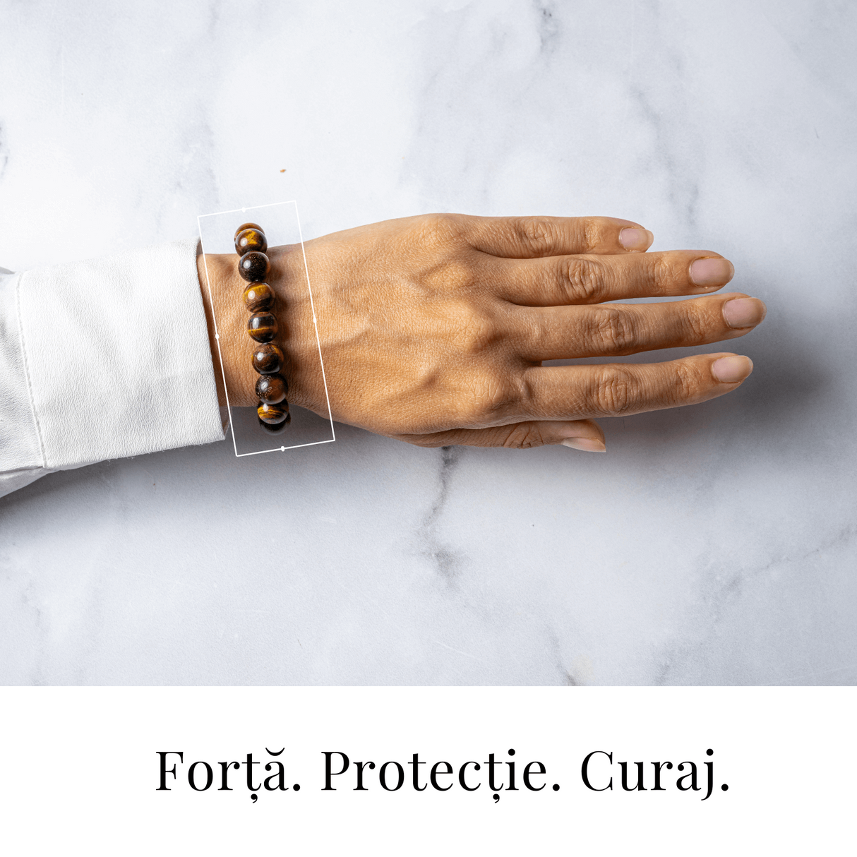 Putere si Protectie - Bratara din Ochi de Tigru Natural 10mm