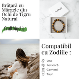 Putere si Protectie - Bratara din Ochi de Tigru Natural 10mm