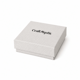Cutie Premium alb texturat pentru Bijuterii CraftMystic 9x9 cm