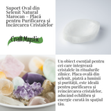 Bol din Selenit Natural - Purificare Energetica si Incarcare Cristalina