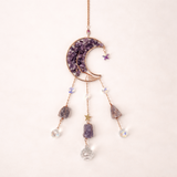 Ornament decorativ cu ametist – semiluna pentru armonia spatiului