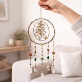Dreamcatcher cu Pietre Naturale – Stabilitate, Echilibru si Claritate Interioara