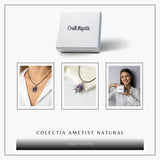 Echilibru si Spiritualitate - Colier Soare cu Ametist Natural