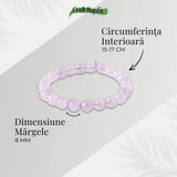 Calm si Armonie - Bratara din Ametist Lavanda Natural 8mm