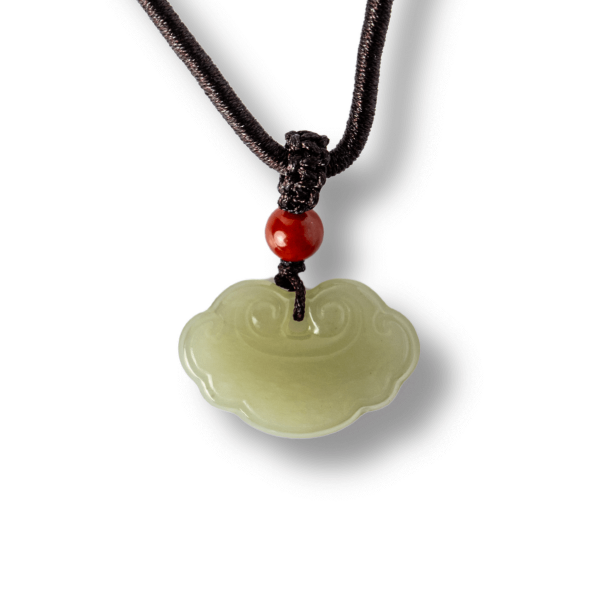 Protectie si Noroc - Colier Lucky Lock din Jad Hetian Natural