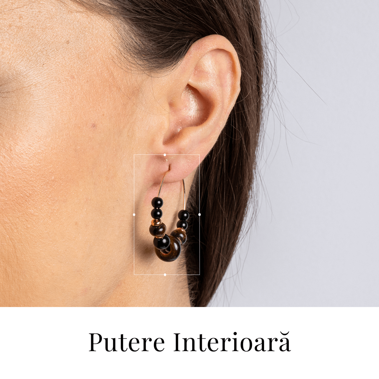 Putere Interioara - Cercei cu Ochi de Tigru si Agat Negru