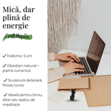Paznica linistii – Pisicuta din Obsidian pentru Protectie si Claritate 5 cm inaltime
