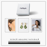 Eleganta si Delicatețe - Cercei Lotus Leaf cu Perle Naturale