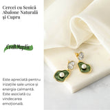 Eleganta si Delicatețe - Cercei Lotus Leaf cu Perle Naturale
