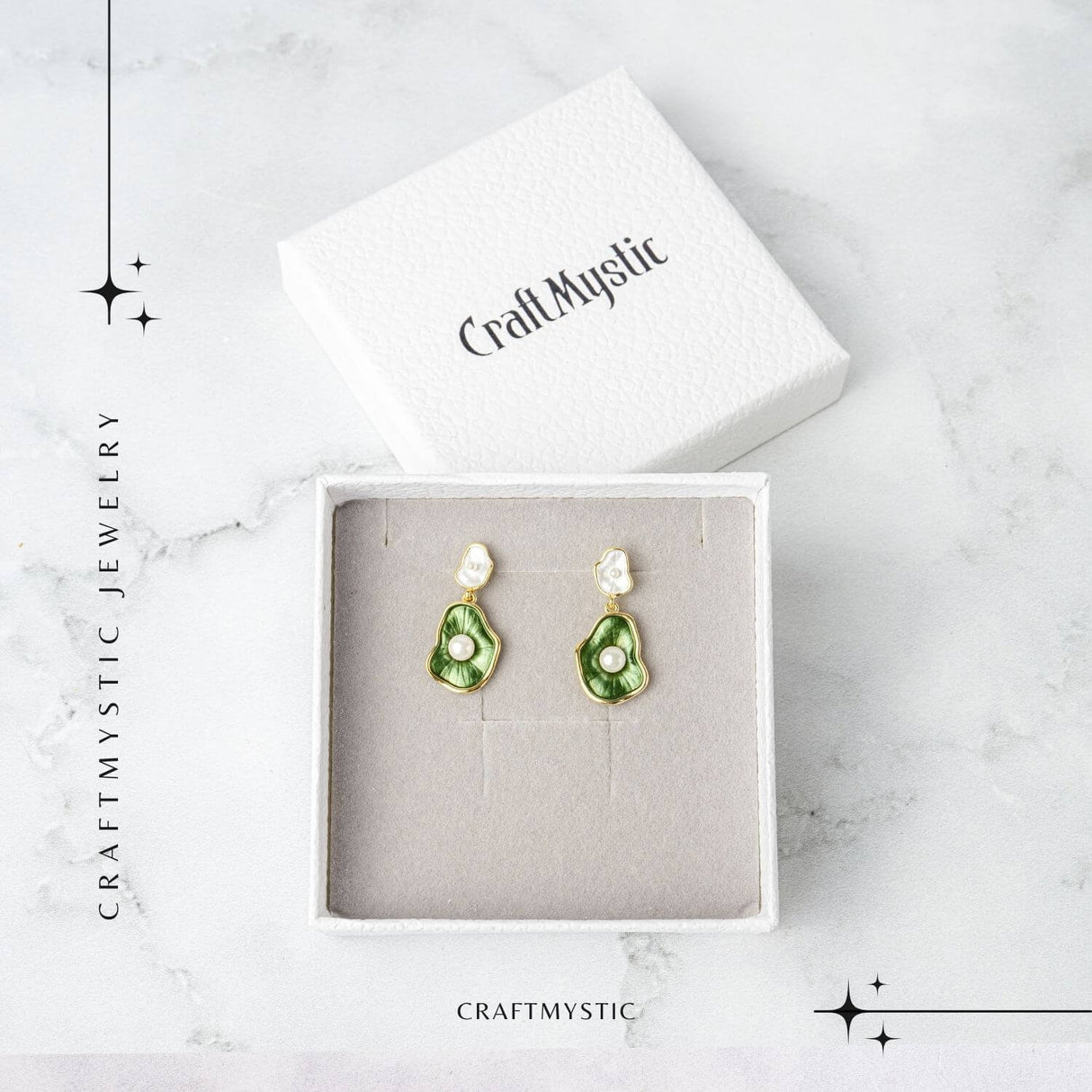 Eleganta si Delicatețe - Cercei Lotus Leaf cu Perle Naturale