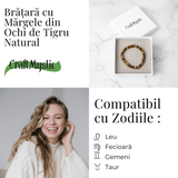 Bratara din Ochi de Tigru Natural - Energie si Protectie Zilnica