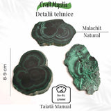 Felie Malachit Natural 8-9 cm - Vindecare si Echilibru Energetic