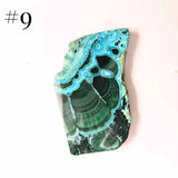 Felie unicat cu Malachit, Crisocola, Stalactite, Cornetite - Protectie si echilibru energetic #1