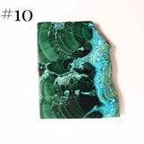 Felie unicat cu Malachit, Crisocola, Stalactite, Cornetite - Protectie si echilibru energetic #1