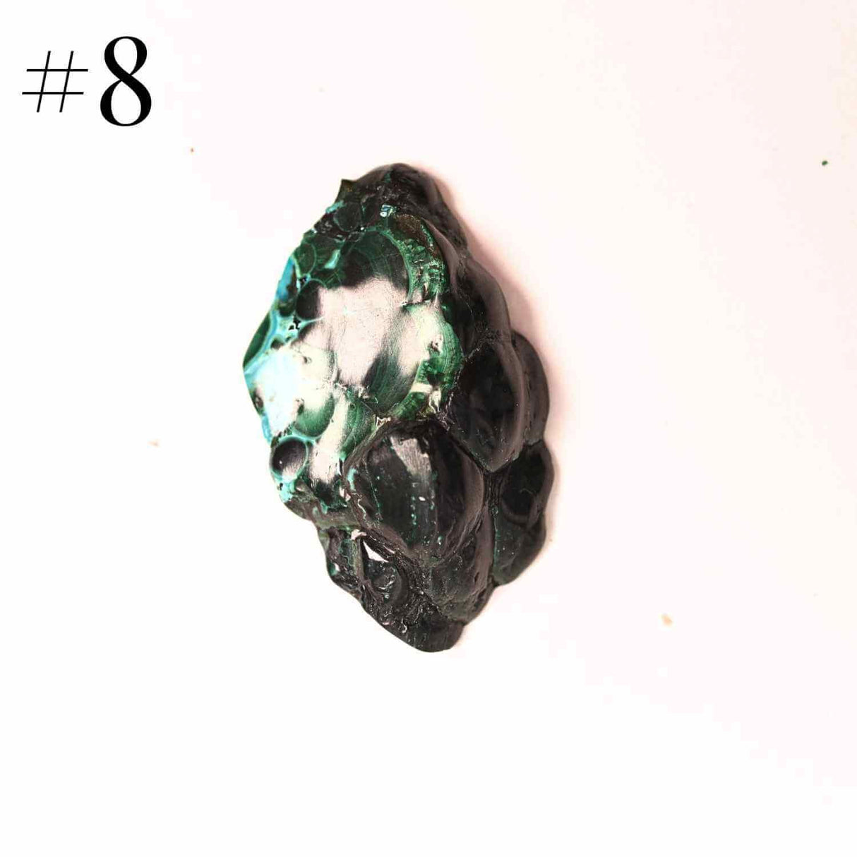 Felie unicat cu Malachit, Crisocola, Stalactite, Cornetite - Protectie si echilibru energetic #1