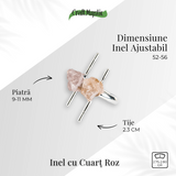 Inelul inimii deschise - Cuart roz pentru iubire si blandete