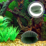 Figurina 4 cm din cristal natural Aventurina verde in forma de scoica, ornamente pentru acvariu, marturie tip cadou de nunta, proiecte DIY