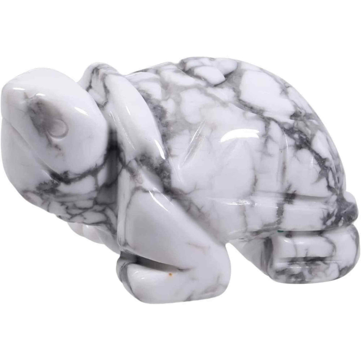 Figurina broasca testoasa 4 cm de cristal semipretios Ametist - Sculptura din piatra vindecatoare reiki de buzunar pentru decor, colectie