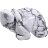 Figurina broasca testoasa 4 cm de cristal semipretios Ametist - Sculptura din piatra vindecatoare reiki de buzunar pentru decor, colectie