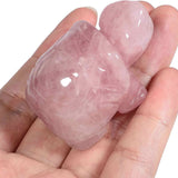 Figurina broasca testoasa 4 cm de cristal semipretios Ametist - Sculptura din piatra vindecatoare reiki de buzunar pentru decor, colectie
