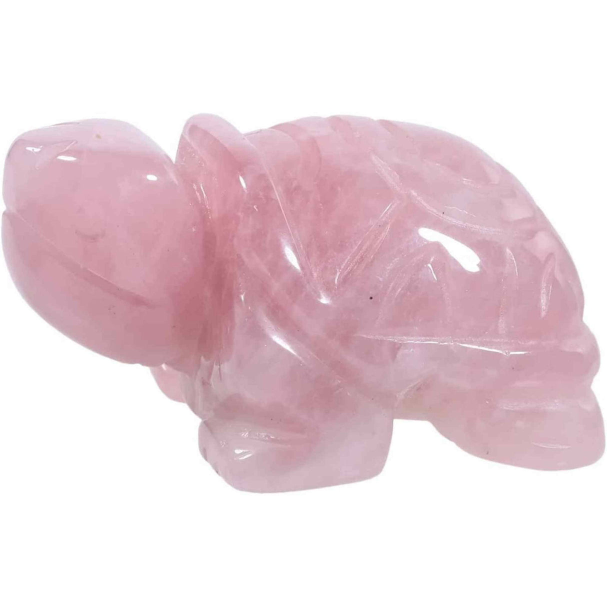 Figurina broasca testoasa 4 cm de cristal semipretios Ametist - Sculptura din piatra vindecatoare reiki de buzunar pentru decor, colectie