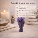Inger din Ametist – Protectie Divina, Liniste Interioara si Claritate Spirituala
