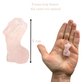 Forma bust femeie din cristal natural Ametist 4 cm sculptat manual