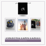 Figurina Bufnita din Lapis Lazuli - Talisman de Intelepciune si Protectie
