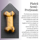 Figurina in Forma de Os din Cristale Naturale 30mm