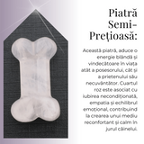 Figurina in Forma de Os din Cristale Naturale 30mm